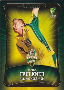 2016-17 Tap 'N' Play CA/BBL Cricket - Gold #035 James Faulkner Front