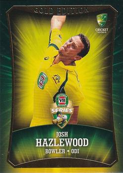 2016-17 Tap 'N' Play CA/BBL Cricket - Gold #038 Josh Hazlewood Front