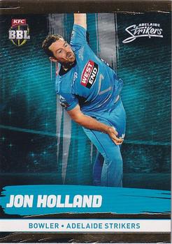 2016-17 Tap 'N' Play CA/BBL Cricket - Gold #069 Jon Holland Front