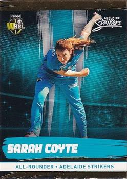 2016-17 Tap 'N' Play CA/BBL Cricket - Gold #078 Sarah Coyte Front