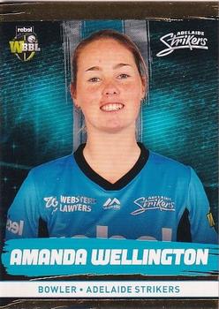2016-17 Tap 'N' Play CA/BBL Cricket - Gold #081 Amanda Wellington Front