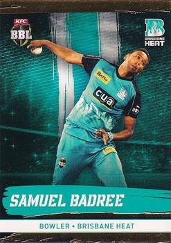 2016-17 Tap 'N' Play CA/BBL Cricket - Gold #082 Samuel Badree Front