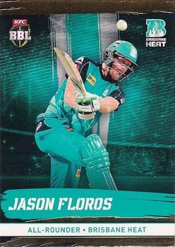 2016-17 Tap 'N' Play CA/BBL Cricket - Gold #086 Jason Floros Front
