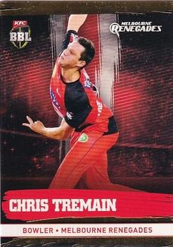 2016-17 Tap 'N' Play CA/BBL Cricket - Gold #126 Chris Tremain Front