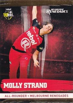 2016-17 Tap 'N' Play CA/BBL Cricket - Gold #131 Molly Strano Front