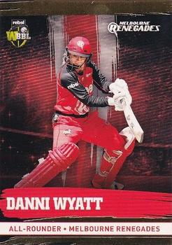 2016-17 Tap 'N' Play CA/BBL Cricket - Gold #132 Danni Wyatt Front