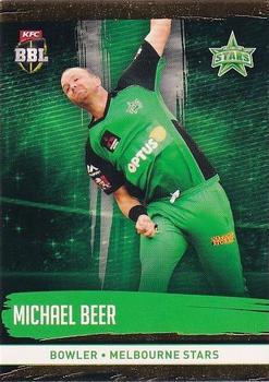2016-17 Tap 'N' Play CA/BBL Cricket - Gold #133 Michael Beer Front