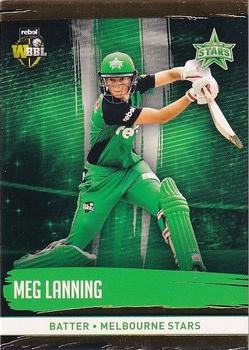 2016-17 Tap 'N' Play CA/BBL Cricket - Gold #148 Meg Lanning Front