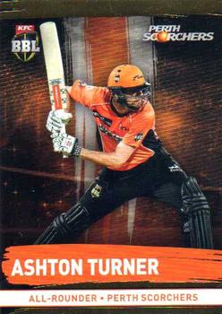 2016-17 Tap 'N' Play CA/BBL Cricket - Gold #160 Ashton Turner Front