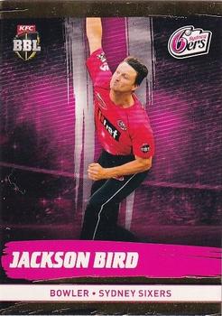 2016-17 Tap 'N' Play CA/BBL Cricket - Gold #168 Jackson Bird Front