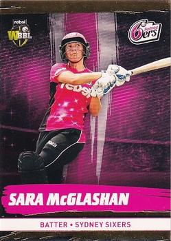 2016-17 Tap 'N' Play CA/BBL Cricket - Gold #182 Sara McGlashan Front