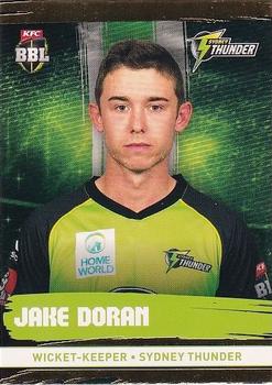 2016-17 Tap 'N' Play CA/BBL Cricket - Gold #187 Jake Doran Front