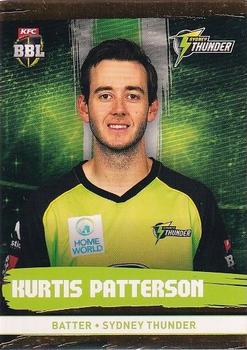 2016-17 Tap 'N' Play CA/BBL Cricket - Gold #192 Kurtis Patterson Front
