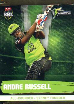 2016-17 Tap 'N' Play CA/BBL Cricket - Gold #194 Andre Russell Front