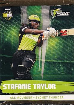2016-17 Tap 'N' Play CA/BBL Cricket - Gold #200 Stafanie Taylor Front