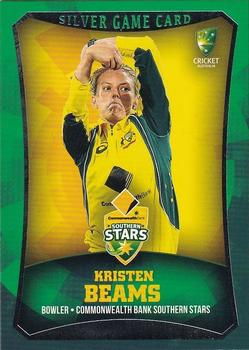 2016-17 Tap 'N' Play CA/BBL Cricket - Silver #017 Kristen Beams Front