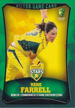 2016-17 Tap 'N' Play CA/BBL Cricket - Silver #022 Rene Farrell Front