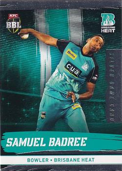 2016-17 Tap 'N' Play CA/BBL Cricket - Silver #082 Samuel Badree Front