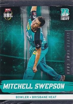 2016-17 Tap 'N' Play CA/BBL Cricket - Silver #094 Mitchell Swepson Front