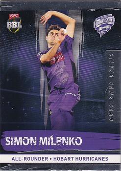 2016-17 Tap 'N' Play CA/BBL Cricket - Silver #104 Simon Milenko Front
