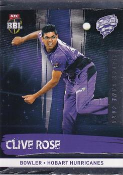 2016-17 Tap 'N' Play CA/BBL Cricket - Silver #108 Clive Rose Front
