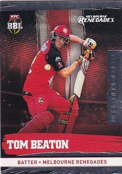 2016-17 Tap 'N' Play CA/BBL Cricket - Silver #116 Tom Beaton Front