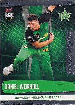 2016-17 Tap 'N' Play CA/BBL Cricket - Silver #143 Daniel Worrall Front