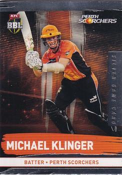 2016-17 Tap 'N' Play CA/BBL Cricket - Silver #156 Michael Klinger Front
