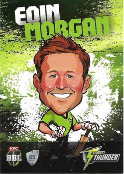 2016-17 Sydney Thunder Caricatures #NNO Eoin Morgan Front