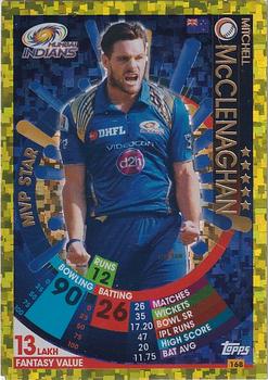 2017-18 Topps Cricket Attax IPL #168 Mitchell McClenaghan Front