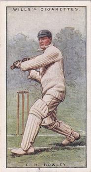 1928 Wills's Cricketers 2nd Series #7 Edward Bowley Front