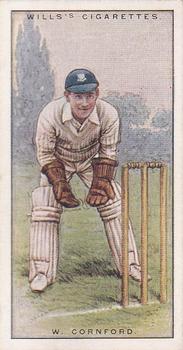 1928 Wills's Cricketers 2nd Series #10 Walter Cornford Front