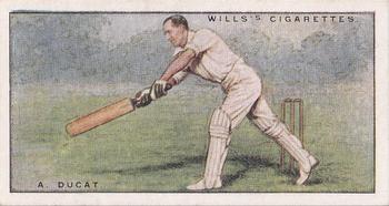 1928 Wills's Cricketers 2nd Series #13 Andrew Ducat Front