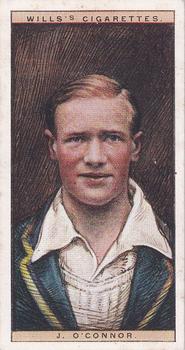 1928 Wills's Cricketers 2nd Series #34 Jack O'Connor Front
