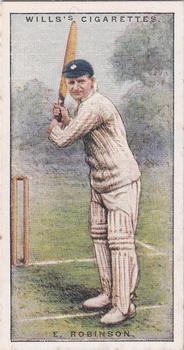 1928 Wills's Cricketers 2nd Series #38 Emmott Robinson Front