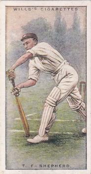 1928 Wills's Cricketers 2nd Series #40 Thomas Shepherd Front