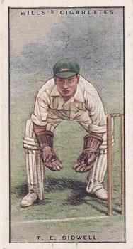 1928 Wills's Cricketers 2nd Series #42 Thomas Sidwell Front
