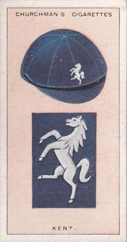 1928 Churchman's Famous Cricket Colours #11 Kent Front
