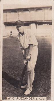 1928-29 Wills's Cricket Season #NNO Colin Alexander Front