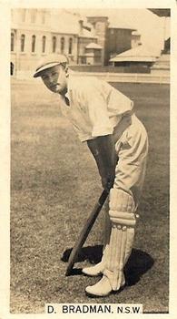 1928-29 Wills's Cricket Season #NNO Don Bradman Front