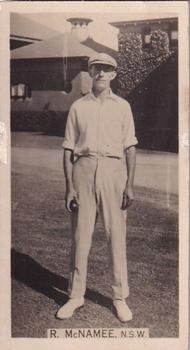 1928-29 Wills's Cricket Season #NNO Ray McNamee Front