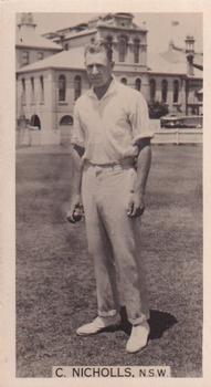 1928-29 Wills's Cricket Season #NNO Charles Nicholls Front