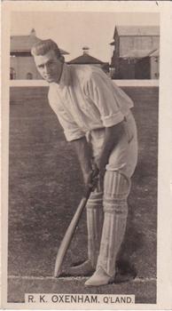 1928-29 Wills's Cricket Season #NNO Ronald Oxenham Front