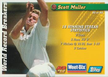 2001-02 Topps ACB Gold Weet-Bix Cricketers #50 / 52 Scott Muller / Jeff Thomson Front