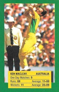 1985 Australian Dairy Kanga #FACTS-1 Ken MacLeay Front