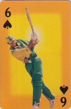 1995-96 Benson & Hedges World Series Playing Cards #6♠ Greg Blewett Front