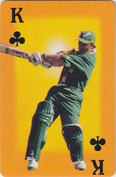 1995-96 Benson & Hedges World Series Playing Cards #K♣ Justin Langer Front