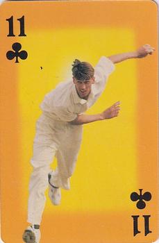 1995-96 Benson & Hedges World Series Playing Cards #11♣ Glenn McGrath Front