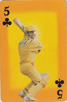 1995-96 Benson & Hedges World Series Playing Cards #5♣ Steve Waugh Front