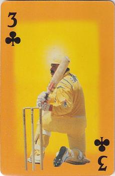 1995-96 Benson & Hedges World Series Playing Cards #3♣ David Boon Front